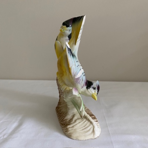 Vintage Blue Jays Hand Painted Porcelain Mid Century Made in Japan - Picture 4 of 8